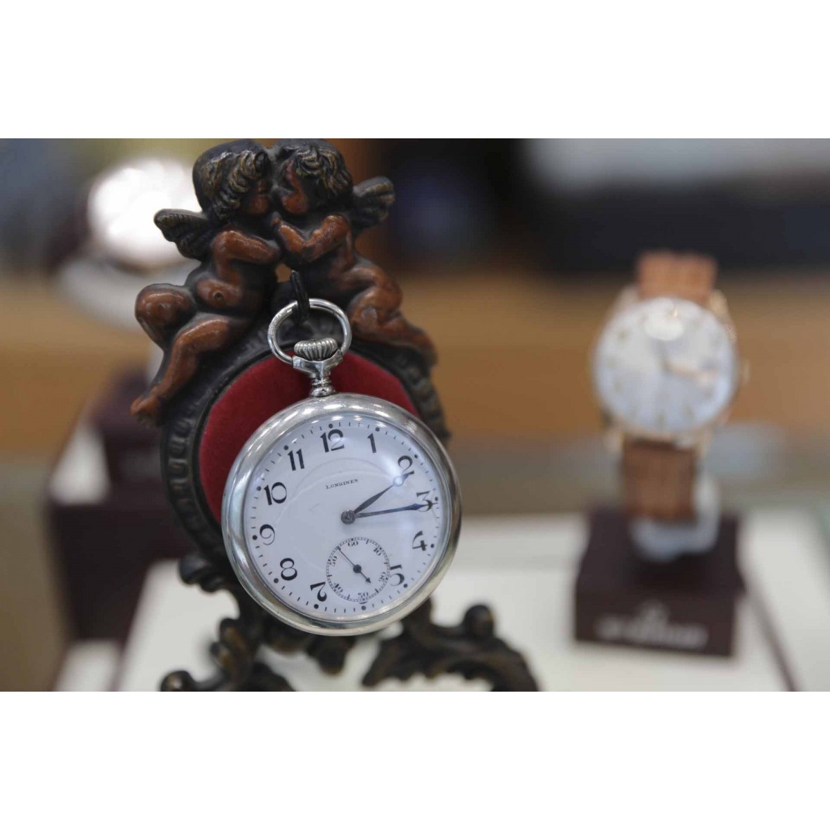 Reloj de bolsillo restaurado Longines